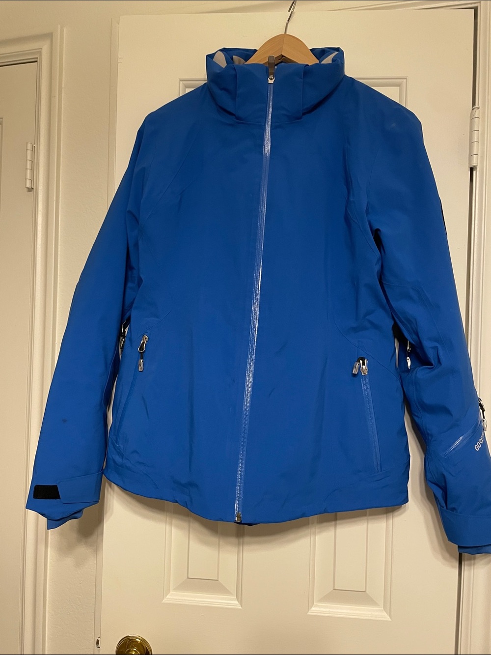Spyder Royal Blue Women Gore- Tex ski Jacket Sz 12